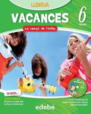 VACANCES LLENGUA 6 (QUADERN + JOCS DE PARAULES + CD) | 9788468310091 | EDEBÉ, OBRA COLECTIVA | Llibreria Drac - Librería de Olot | Comprar libros en catalán y castellano online