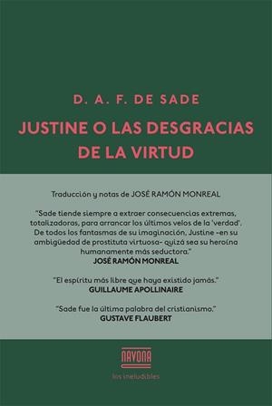 JUSTINE O LAS DESGRACIAS DE LA VIRTUD | 9788416259502 | DE SADE, DONATIEN ALPHONSE FRANÇOIS | Llibreria Drac - Llibreria d'Olot | Comprar llibres en català i castellà online