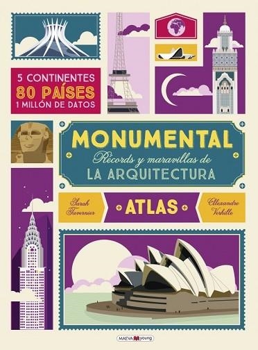 MONUMENTAL. RECORDS Y MARAVILLAS DE LA ARQUITECTURA | 9788416690039 | TAVERNIER, SARAH; VERHILLE, ALEXANDRE | Llibreria Drac - Librería de Olot | Comprar libros en catalán y castellano online