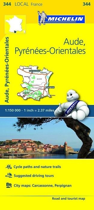 AUDE PYRENEES ORIENTALES MAPA LOCAL FRANCE (344) 1:150000 | 9782067210783 | AA.DD. | Llibreria Drac - Librería de Olot | Comprar libros en catalán y castellano online