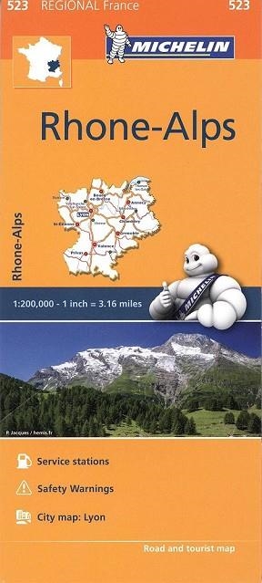 RHONE ALPS MAPA REGIONAL FRANCE (523) 1:200000 | 9782067209305 | AA.DD. | Llibreria Drac - Librería de Olot | Comprar libros en catalán y castellano online