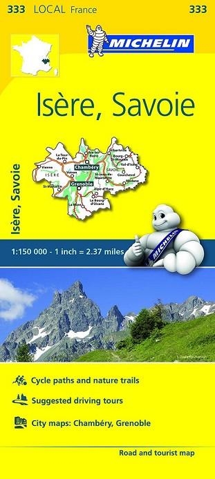 ISERE, SAVOIE MAPA LOCAL FRANCE (333) 1:150000 | 9782067210554 | AA.DD. | Llibreria Drac - Librería de Olot | Comprar libros en catalán y castellano online