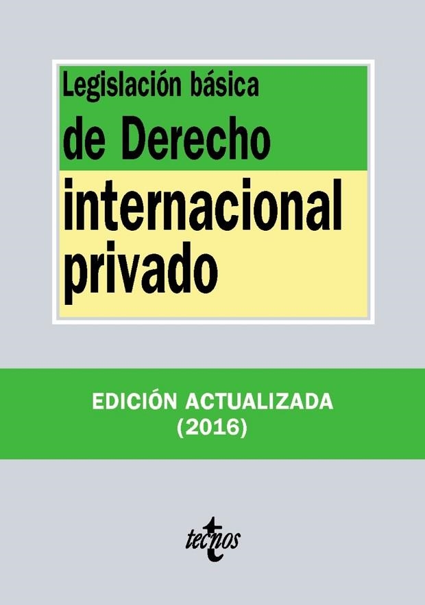 LEGISLACIÓN BÁSICA DE DERECHO INTERNACIONAL PRIVADO | 9788430969197 | TECNOS | Llibreria Drac - Librería de Olot | Comprar libros en catalán y castellano online