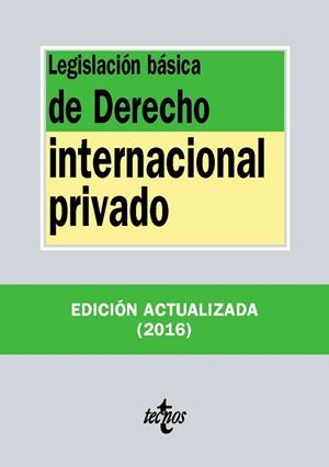 LEGISLACIÓN BÁSICA DE DERECHO INTERNACIONAL PRIVADO | 9788430969197 | TECNOS | Llibreria Drac - Llibreria d'Olot | Comprar llibres en català i castellà online