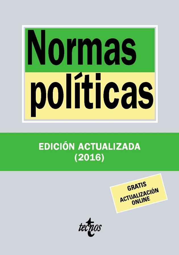 NORMAS POLÍTICAS (2016) | 9788430969678 | AAVV | Llibreria Drac - Librería de Olot | Comprar libros en catalán y castellano online