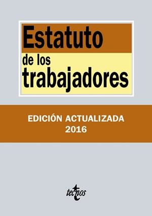ESTATUTO DE LOS TRABAJADORES (2016) | 9788430970131 | AAVV | Llibreria Drac - Librería de Olot | Comprar libros en catalán y castellano online