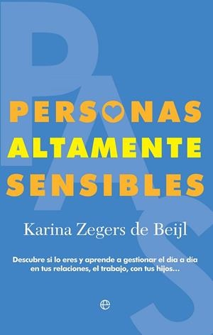 PERSONAS ALTAMENTE SENSIBLES | 9788490607817 | ZEGERS, KARINA | Llibreria Drac - Llibreria d'Olot | Comprar llibres en català i castellà online