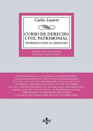 CURSO DE DERECHO CIVIL PATRIMONIAL | 9788430969777 | LASARTE, CARLOS | Llibreria Drac - Librería de Olot | Comprar libros en catalán y castellano online