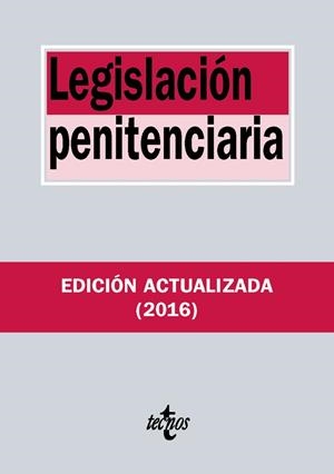 LEGISLACIÓN PENITENCIARIA | 9788430970063 | EDITORIAL TECNOS | Llibreria Drac - Librería de Olot | Comprar libros en catalán y castellano online