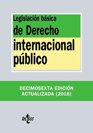 LEGISLACIÓN BÁSICA DE DERECHO INTERNACIONAL PÚBLICO | 9788430970070 | EDITORIAL TECNOS | Llibreria Drac - Librería de Olot | Comprar libros en catalán y castellano online