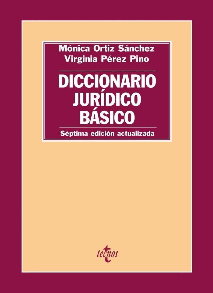 DICCIONARIO JURÍDICO BÁSICO | 9788430966882 | ORTIZ, MÓNICA ; PÉREZ, VIRGINIA | Llibreria Drac - Librería de Olot | Comprar libros en catalán y castellano online