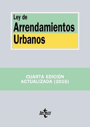 LEY DE ARRENDAMIENTOS URBANOS | 9788430970308 | EDITORIAL TECNOS | Llibreria Drac - Librería de Olot | Comprar libros en catalán y castellano online