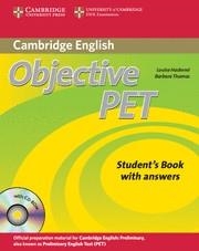 OBJECTIVE PET STUDENT'S BOOK WITH ANSWERS WITH CD-ROM 2ND EDITION | 9780521732666 | HASHEMI, LOUISE ; THOMAS, BARBARA | Llibreria Drac - Librería de Olot | Comprar libros en catalán y castellano online