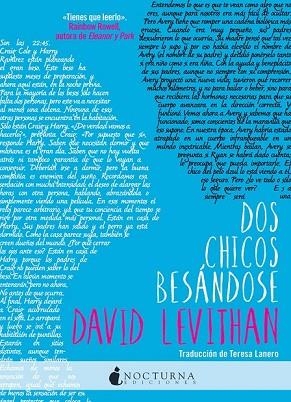 DOS CHICOS BESÁNDOSE | 9788494527753 | LEVITHAN, DAVID | Llibreria Drac - Librería de Olot | Comprar libros en catalán y castellano online