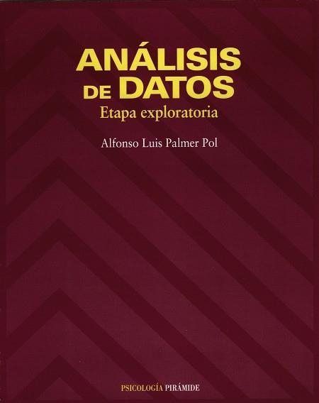 ANALISIS DE DATOS. ETAPA EXPLORATORIA | 9788436813395 | PALMER POL, ALFONSO LUIS | Llibreria Drac - Llibreria d'Olot | Comprar llibres en català i castellà online