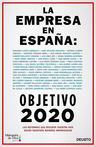 EMPRESA EN ESPAÑA, LA: OBJETIVO 2020 | 9788423426508 | AA.DD. | Llibreria Drac - Librería de Olot | Comprar libros en catalán y castellano online