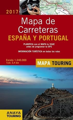 MAPA DE CARRETERAS DE ESPAÑA Y PORTUGAL 1:340.000 2017 MAPATOURING | 9788499359670 | VV.AA. | Llibreria Drac - Librería de Olot | Comprar libros en catalán y castellano online