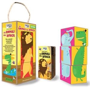 ANIMALES DE AFRICA, LOS (ECO-CUBOS COMBINALBES Y LIBRITO) | 9788868601300 | DD.AA. | Llibreria Drac - Llibreria d'Olot | Comprar llibres en català i castellà online