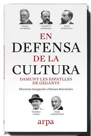 EN DEFENSA DE LA CULTURA | 9788416601295 | VV.AA. | Llibreria Drac - Llibreria d'Olot | Comprar llibres en català i castellà online