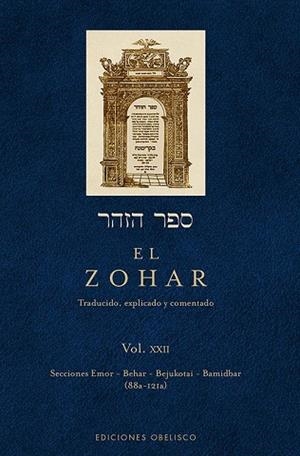 ZOHAR, EL (VOL. 22)  | 9788491112235 | ANONIM | Llibreria Drac - Llibreria d'Olot | Comprar llibres en català i castellà online