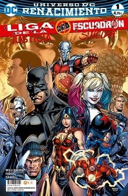 LIGA DE LA JUSTICIA CONTRA ESCUADRÓN SUICIDA NÚM. 01 (DE 3) (RENACIMIENTO) | 9788417106010 | WILLIAMSON, JOSHUA | Llibreria Drac - Librería de Olot | Comprar libros en catalán y castellano online