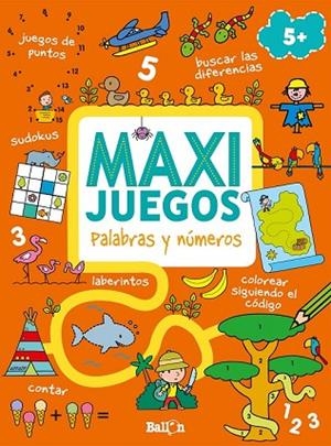 MAXI JUEGOS PALABRAS Y NÚMEROS +5 | 9789463079921 | VV.AA. | Llibreria Drac - Librería de Olot | Comprar libros en catalán y castellano online