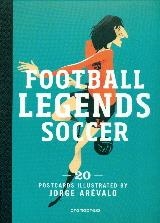 FOOTBALL LEGENDS SOCCER POSTCARDS | 9788416851133 | ARÉVALO, JORGE | Llibreria Drac - Librería de Olot | Comprar libros en catalán y castellano online