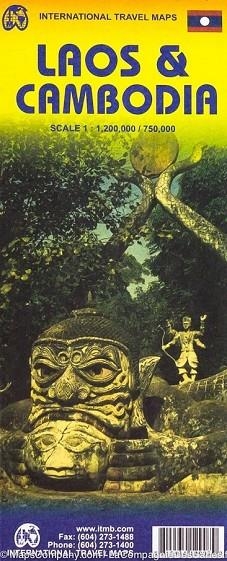 MAPA LAOS & CAMBODIA 1:900.000 -ITMB | 9781553412618 | Llibreria Drac - Llibreria d'Olot | Comprar llibres en català i castellà online
