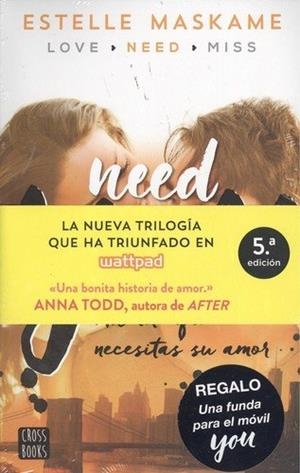 NEED YOU 2  (FUNDA MOVIL IMPERMEABLE) | 9788408175582 | MASKAME, ESTELLE | Llibreria Drac - Librería de Olot | Comprar libros en catalán y castellano online