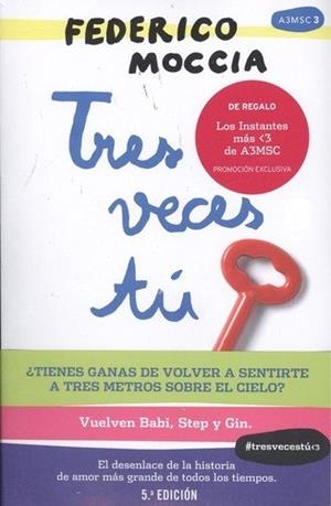 TRES VECES TÚ + BLOC DE NOTAS CON CITAS DE LA TRILOGÍA | 9788408175315 | MOCCIA, FEDERICO | Llibreria Drac - Llibreria d'Olot | Comprar llibres en català i castellà online