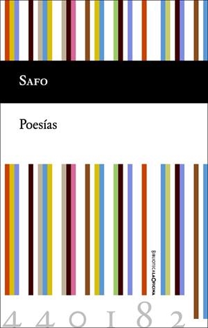 POESÍAS | 9788494440182 | SAFO | Llibreria Drac - Llibreria d'Olot | Comprar llibres en català i castellà online