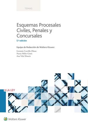 ESQUEMAS PROCESALES CIVILES, PENALES Y CONCURSALES (5.ª EDICIÓN) | 9788490205099 | REDACCIÓN WOLTERS KLUWER | Llibreria Drac - Librería de Olot | Comprar libros en catalán y castellano online