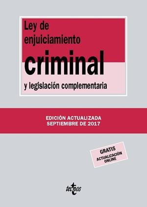 LEY DE ENJUICIAMIENTO CRIMINAL Y LEGISLACIÓN COMPLEMENTARIA (BIBLIOTECA DE TEXTOS LEGALES) | 9788430971848 | AA.DD. | Llibreria Drac - Librería de Olot | Comprar libros en catalán y castellano online