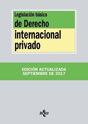 LEGISLACIÓN BÁSICA DE DERECHO INTERNACIONAL PRIVADO (BIBLIOTECA DE TEXTOS LEGALES) | 9788430971879 | AA.DD. | Llibreria Drac - Librería de Olot | Comprar libros en catalán y castellano online
