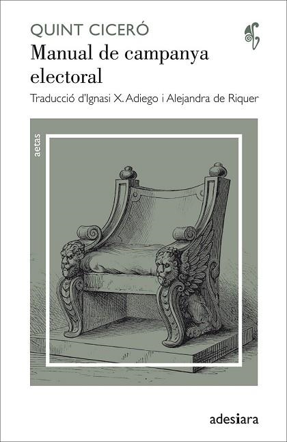 MANUAL DE CAMPANYA ELECTORAL | 9788416948093 | CICERÓ, QUINT | Llibreria Drac - Librería de Olot | Comprar libros en catalán y castellano online