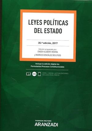 LEYES POLÍTICAS DEL ESTADO (PAPEL + E-BOOK) | 9788491527022 | ALBERTI ROVIRA, ENOCH; GONZÁLEZ BEILFUSS, MARKUS | Llibreria Drac - Llibreria d'Olot | Comprar llibres en català i castellà online