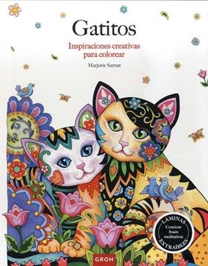 GATITOS (INSPIRACIONES CREATIVAS PARA COLOREAR) | 9788490680636 | SARNAT, MARJORIE | Llibreria Drac - Librería de Olot | Comprar libros en catalán y castellano online