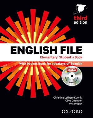 ENGLISH FILE ELEMENTARY: STUDENT'S BOOK AND WORKBOOK WITHOUT ANSWER KEY PACK 3RD | 9780194598903 | OXENDEN, CLIVE/LATHAM-KOENIG, CHRISTINA/SELIGSON, PAUL | Llibreria Drac - Librería de Olot | Comprar libros en catalán y castellano online