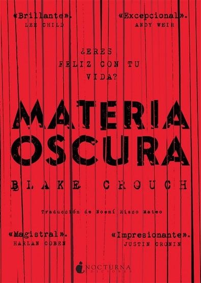 MATERIA OSCURA | 9788416858217 | CROUCH, BLAKE | Llibreria Drac - Librería de Olot | Comprar libros en catalán y castellano online