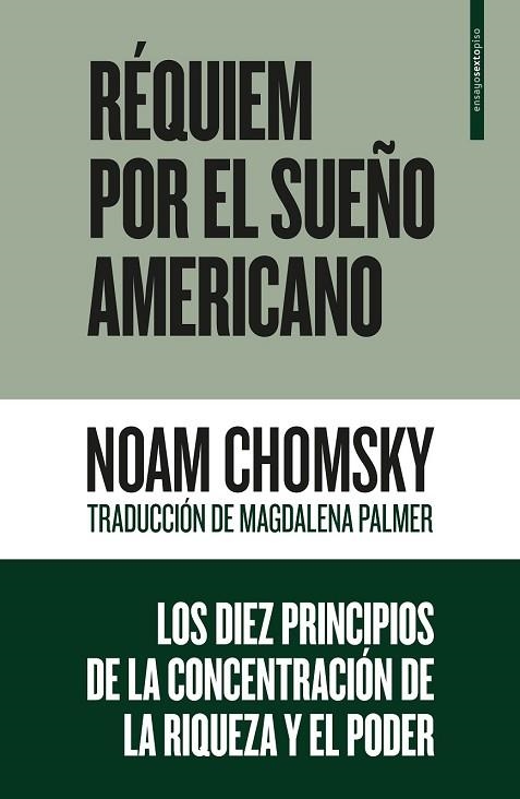 RÉQUIEM POR EL SUEÑO AMERICANO | 9788416677504 | CHOMSKY, NOAM | Llibreria Drac - Librería de Olot | Comprar libros en catalán y castellano online