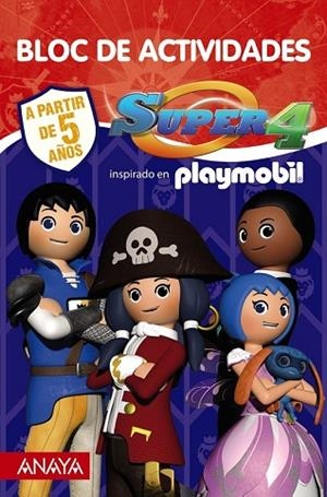 SUPER 4 - BLOC DE ACTIVIDADES | 9788469834565 | PLAYMOBIL | Llibreria Drac - Librería de Olot | Comprar libros en catalán y castellano online
