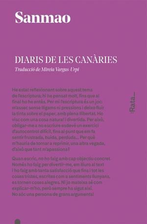 DIARIS DE LES CÀNARIES | 9788416738083 | SANMAO | Llibreria Drac - Librería de Olot | Comprar libros en catalán y castellano online