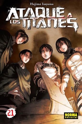 ATAQUE A LOS TITANES 21 | 9788467928488 | ISAYAMA, HAJIME | Llibreria Drac - Llibreria d'Olot | Comprar llibres en català i castellà online