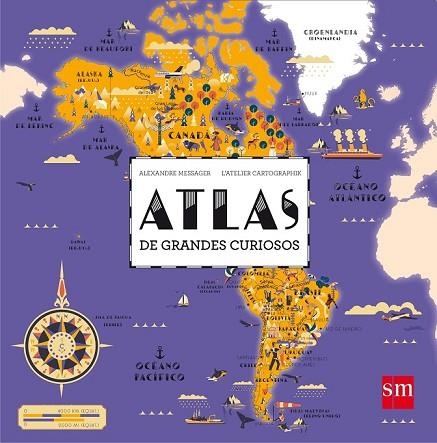 ATLAS DE GRANDES CURIOSOS | 9788467595376 | MESSAGER, ALEXANDRE | Llibreria Drac - Llibreria d'Olot | Comprar llibres en català i castellà online