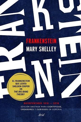 FRANKENSTEIN. EDICIÓN ANOTADA PARA CIENTÍFICOS, CREADORES Y CURIOSOS EN GENERAL | 9788434427143 | SHELLEY, MARY | Llibreria Drac - Librería de Olot | Comprar libros en catalán y castellano online