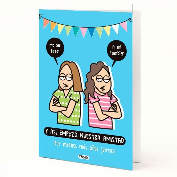 TARJETA A5 Y ASI EMPEZO NUESTRA AMISTAD | 8432715096313 | TANTANFAN | Llibreria Drac - Librería de Olot | Comprar libros en catalán y castellano online