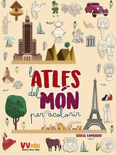 ATLES DEL MÓN PER ACOLORIR, L' | 9788468243719 | Llibreria Drac - Librería de Olot | Comprar libros en catalán y castellano online