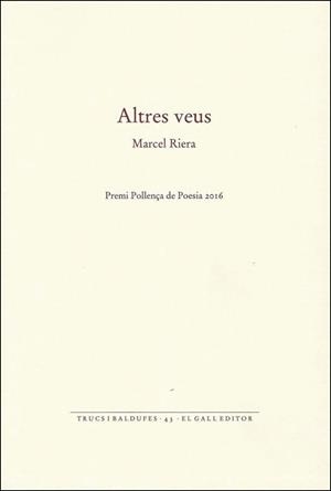 ALTRES VEUS | 9788416416134 | RIERA, MARCEL | Llibreria Drac - Llibreria d'Olot | Comprar llibres en català i castellà online