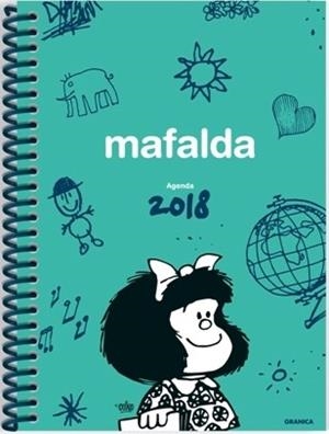 AGENDA 2018 MAFALDA ANILLADA TAPA VERDE | 7798071449981 | AA.DD. | Llibreria Drac - Librería de Olot | Comprar libros en catalán y castellano online