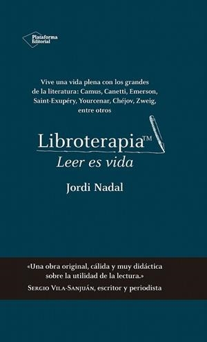 LIBROTERAPIA | 9788417114718 | NADAL, JORDI | Llibreria Drac - Librería de Olot | Comprar libros en catalán y castellano online
